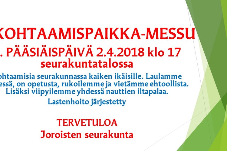 Kohtaamispaikkamessu Kohtaamispaikkamessu