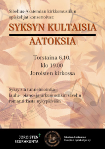 konserttimainos