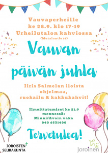 Vauvanpäivän juhla!