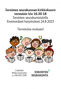 kirkkokuoron mainos
