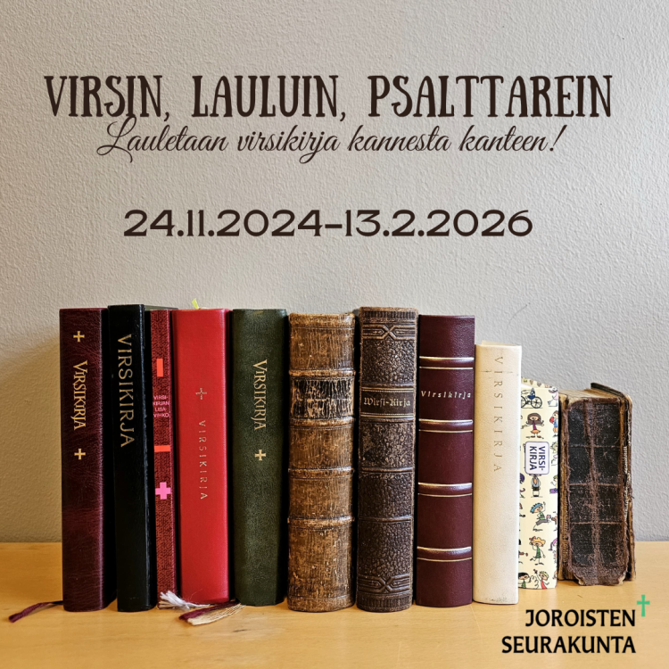 Virsin, lauluin, psalttarein - virsilaulutunti mainos